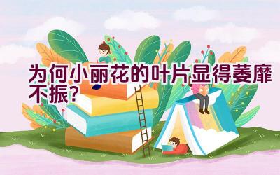 为何小丽花的叶片显得萎靡不振?插图 为何小丽花的叶片显得萎靡不振?插图