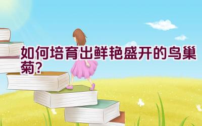 如何培育出鲜艳盛开的鸟巢菊?插图 如何培育出鲜艳盛开的鸟巢菊?插图