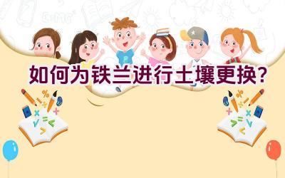 如何为铁兰进行土壤更换?插图 如何为铁兰进行土壤更换?插图