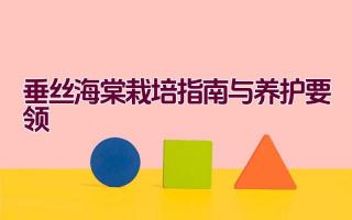 垂丝海棠栽培指南与养护要领插图