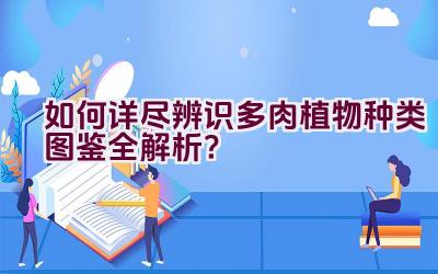 “如何详尽辨识多肉植物种类图鉴全解析？”插图