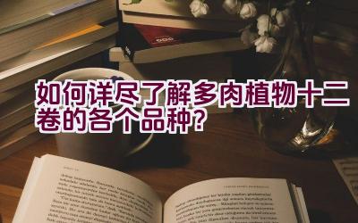 如何详尽了解多肉植物十二卷的各个品种？插图